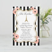 Paris Bridal Shower Kaart (Staand voorkant)