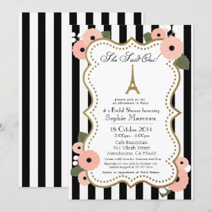 Paris Bridal Shower Kaart