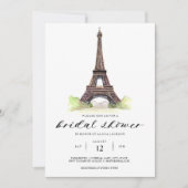 Paris Bridal Shower Kaart (Voorkant)