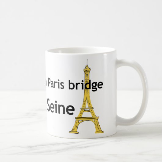 Paris Bridge Koffiemok (Rechts)