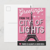 Paris Briefkaart (Voorkant / Achterkant)
