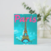 Paris Briefkaart (Staand voorkant)