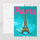 Paris Briefkaart (Voorkant / Achterkant)