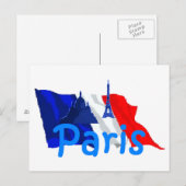PARIS-Briefkaart Briefkaart (Voorkant / Achterkant)