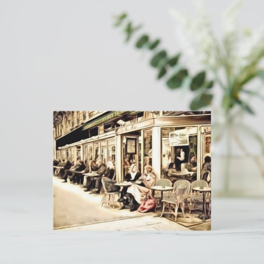 Paris Briefkaarten - Street Scene (Staand voorkant)