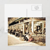 Paris Briefkaarten - Street Scene (Voorkant / Achterkant)