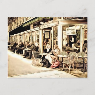 Paris Briefkaarten - Street Scene