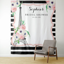 Paris Bruidsfeest Backdrop Fotohokje Wandkleed