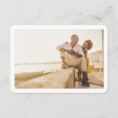 Paris bruiloft details behuizing Kaart (Achterkant)