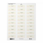 Paris bruiloft roze Eiffeltoren ivoor label (Full Sheet)