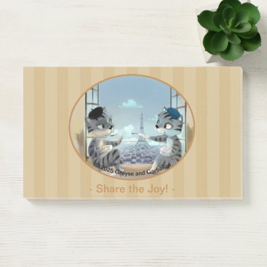 Paris by Day Notes 10" x 6" - Joy (Kantoor)