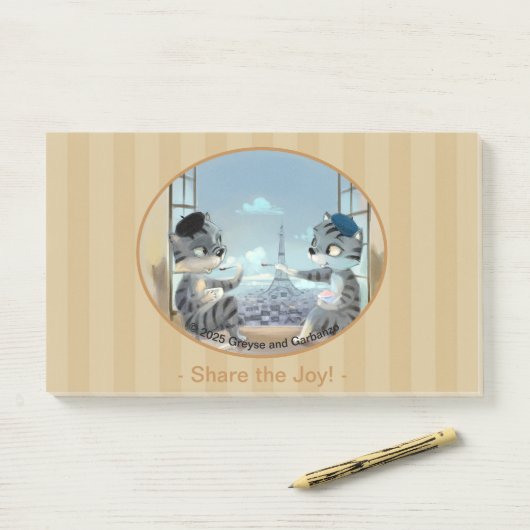 Paris by Day Notes 10" x 6" - Joy (Op bureau)