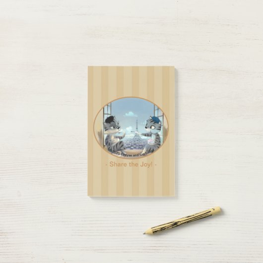 Paris by Day Notes 4" x 6" - Joy (Op bureau)