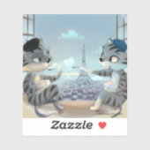 Paris by Day Vinyl Sticker - Joy (Diverse Maten) (Vel)