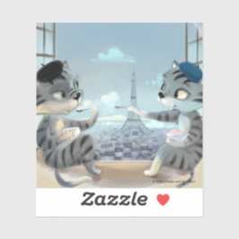 Paris by Day Vinyl Sticker - Joy (Diverse Maten)