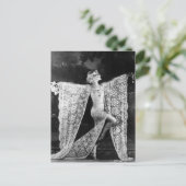 Paris Cabaret Dancer Briefkaart (Staand voorkant)