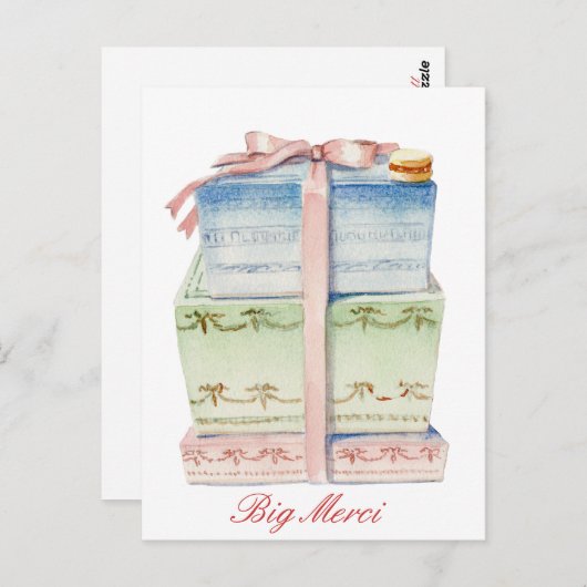 Paris Cadeaux Briefkaart (Voorkant / Achterkant)