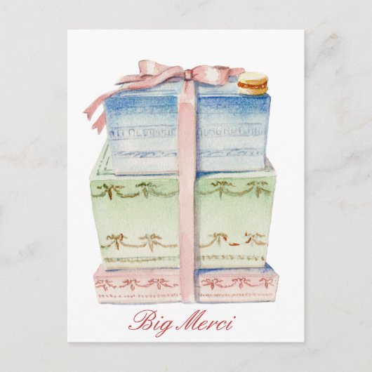 Paris Cadeaux Briefkaart (Voorkant)