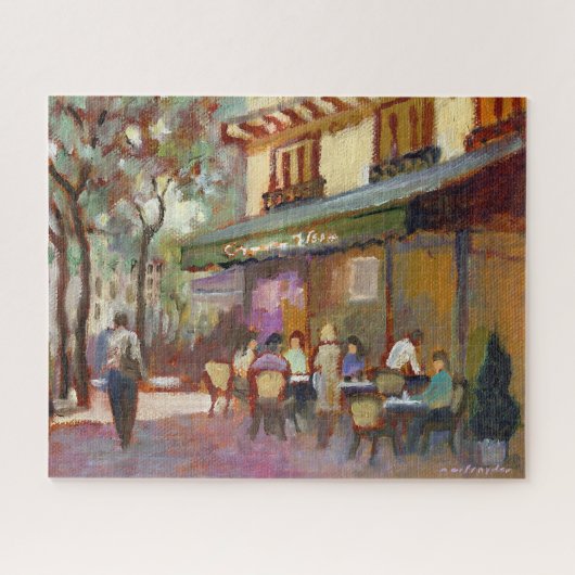 Paris Cafe 16x20 Legpuzzel (Horizontaal)