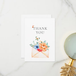 Paris Café Bakkerij Aquarel  Bedankkaart