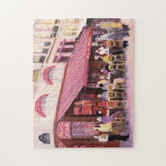 Paris Cafe Bar Legpuzzel (Verticaal)