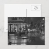 Paris Cafe bij nacht Briefkaart (Voorkant / Achterkant)