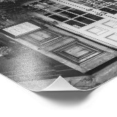 Paris Cafe - Black and White - Foto Afdruk (Hoek)