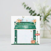 Paris Cafe Boulangerie Aquarel Advies Voor Moeder Kaart (Staand voorkant)