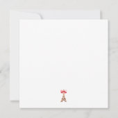 Paris Cafe Boulangerie Aquarel Advies Voor Moeder Kaart (Achterkant)