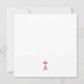 Paris Café Boulangerie Aquarel Baby Shower Bedankt (Achterkant)