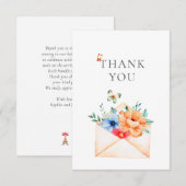 Paris Cafe Boulangerie Aquarel Bedankkaart (Voorkant / Achterkant)