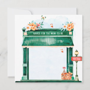 Paris Cafe Boulangerie Waterverf advies voor mama Kaart