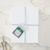 Paris Cafe Boulangerie Waterverf Dank u Cadeaulabel (Met Touw)