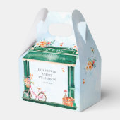 Paris Cafe Boulangerie Waterverf Favor Box Bedankdoosjes (Achterkant)