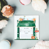 Paris Cafe Boulangerie Waterverf Recept Kaart