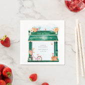 Paris Cafe Boulangerie Waterverf Servet (Insitu)