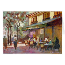Paris Cafe Card