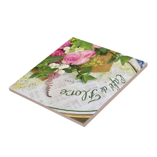 Paris Cafe Ceramic Tegel Tegeltje (Zijkant)