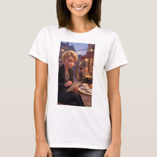 Paris Café Journal Meisje T-Shirt