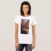 Paris Café Journal Meisje T-Shirt (Voorkant volledig)