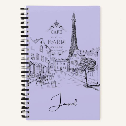 Paris Cafe journal Notitieboek (Voorkant)