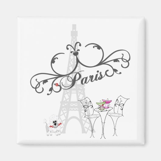 Paris Cafe Magnet (Voorkant)