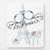 Paris Cafe Mousepad Muismat (Voorkant)