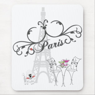 Paris Cafe Mousepad Muismat