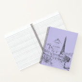 Paris Café Notitieboek (Binnen)