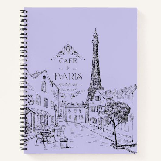 Paris Café Notitieboek (Voorkant)