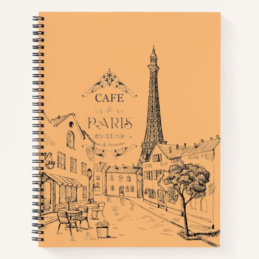 Paris Café Notitieboek (Voorkant)