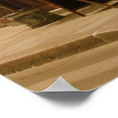 Paris Cafe overdag Poster (Hoek)