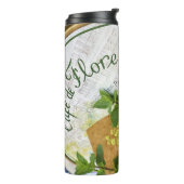 Paris Cafe Roos Thermische Tumbler Thermosbeker (Gedraaid links)