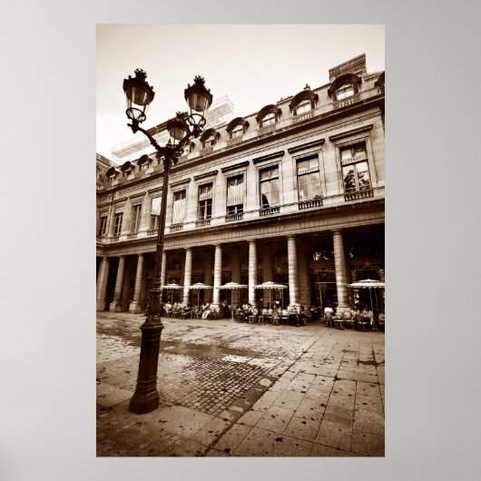 Paris Cafe Scene (III) Poster (Voorkant)